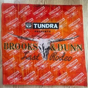 Toyota Tundra Present Brooks & Dunn Last Rodeo Bandana New